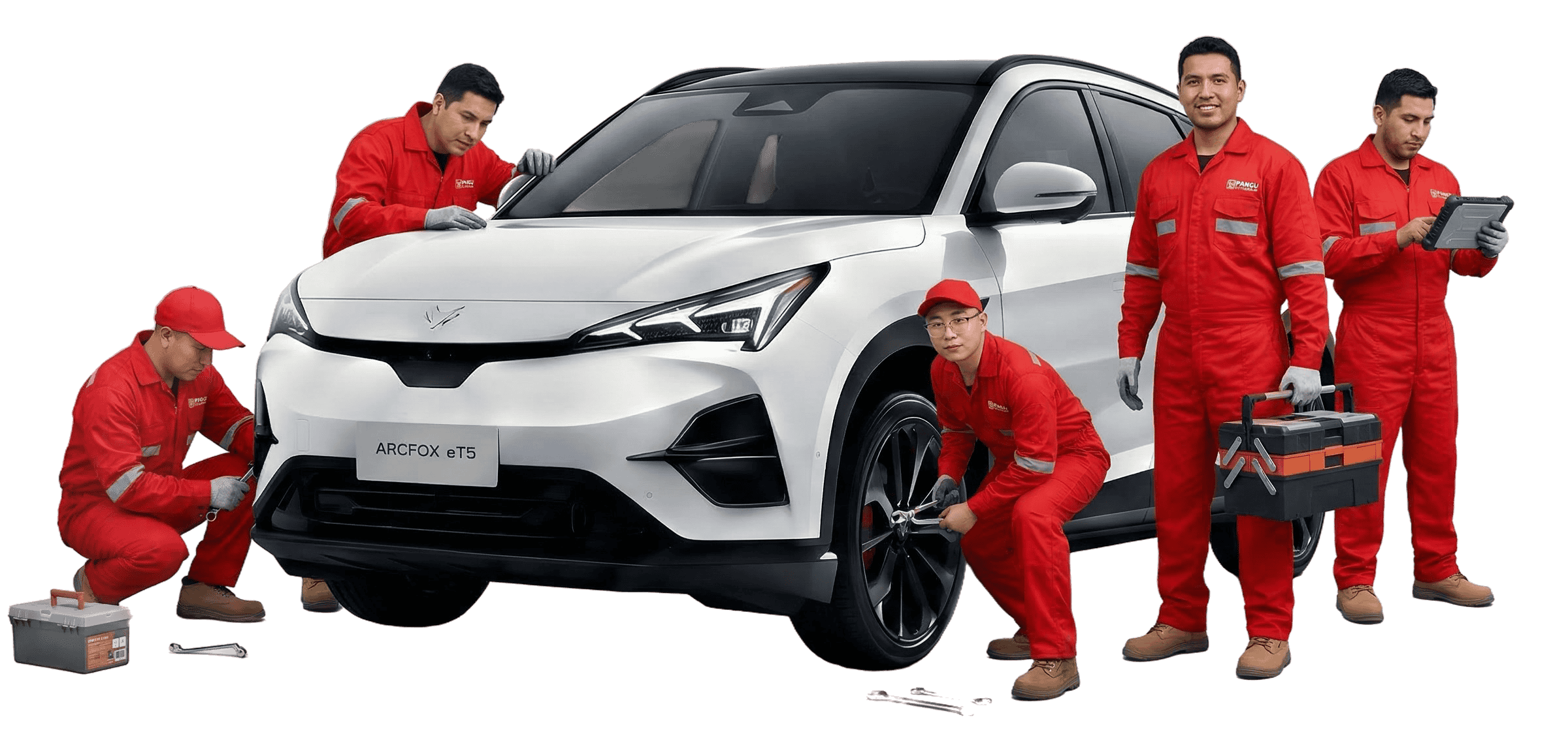chinos de pangu automobile tecnicos